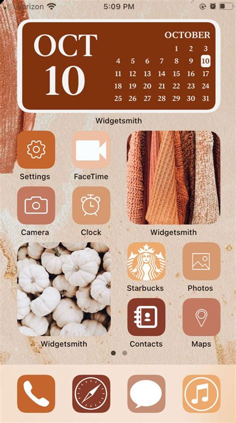 Aesthetic Fall Ios Home Screen Ideas Pumpkins And Sweaters I Take You