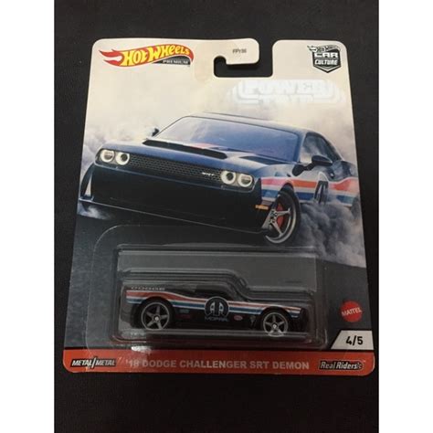 風火輪 hot wheels 18 道奇 Dodge Challenger 地獄貓 srt demon 精裝 膠胎 蝦皮購物