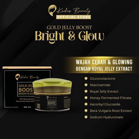 Jual Gold Jelly Brightening Soap Kedas Beauty Shopee Indonesia