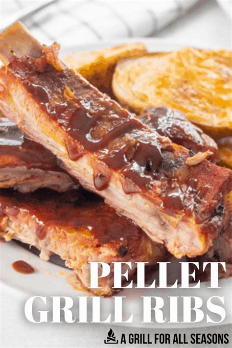 Pellet Grill Ribs Recipe Easy Smoked Pork Ribs Recipe Pellet Grill Ribs On Grill Pellet