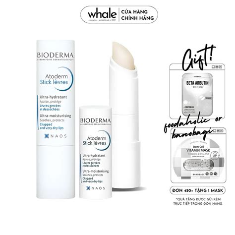 Son D Ng M I Bioderma Atoderm L Vres Stick Hydratant Shopee Vi T Nam