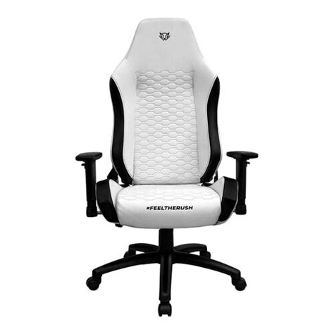 Silla Gamer Balam Rush THUNDER NEAT Hasta 120kg Blanco Con Negro