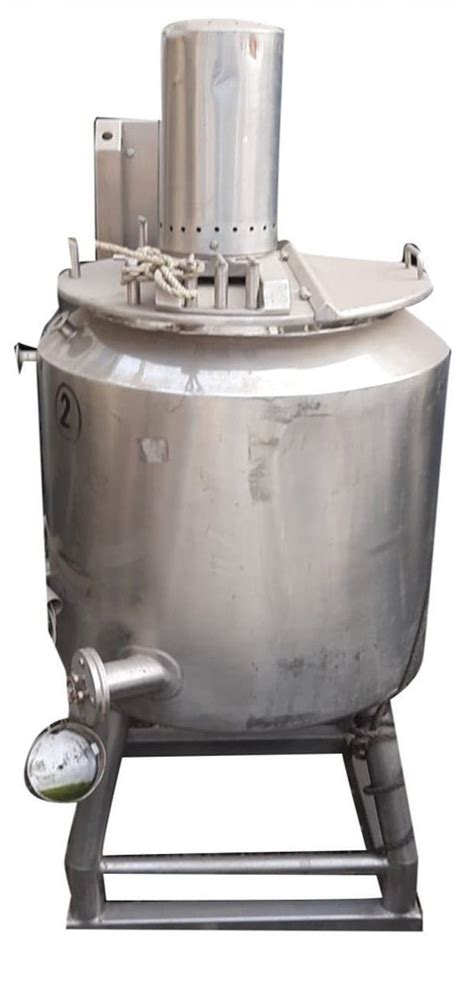 202 Stainless Steel Jacketed Chemical Reactor Max Pressure 100psi