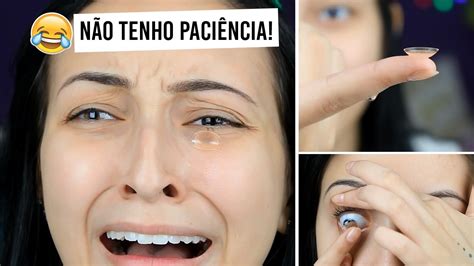 Colocando Lentes De Contato Pela Primeira Vez Youtube