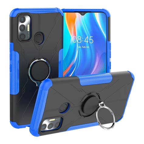 Holder Cover For Tecno Spark 7 Case For Tecno Spark 7 Capas Shockproof Bumper Back Magnetic For