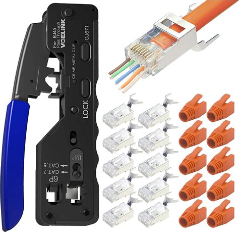 Vcelink Gj Bl Pince Sertir Outil Sertissage Avec Connecteur Rj