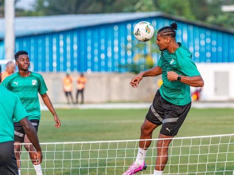 CAN Côte dIvoire 2023 séance d entraînement des Éléphants Abidjan