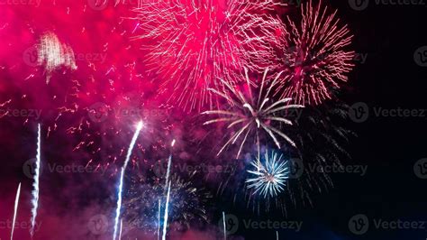 Fireworks. Happy new year background photo 36255072 Stock Photo at Vecteezy