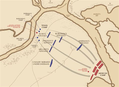 battle of san jacinto map