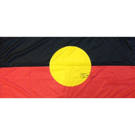 Limited Edition (Harold Thomas signed) Aboriginal Flag