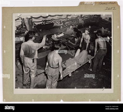 Wounded Paratroopers Come Out Of Noemfoor Aboard A Coast Guard Manned