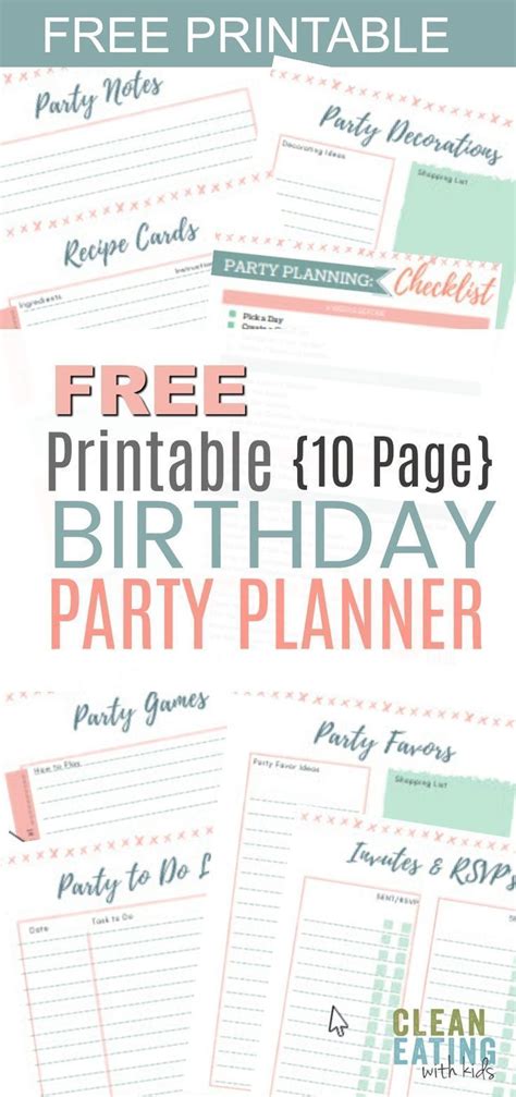 Party Planner Printable Printable Word Searches