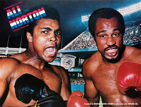 Muhammad Ali Vs Ken Norton Fight Program September 28 1976 At Yankee