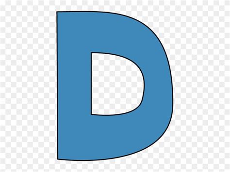 Clip Art D Blue Alphabet Letter D Clip Art Blue Alphabet Roman