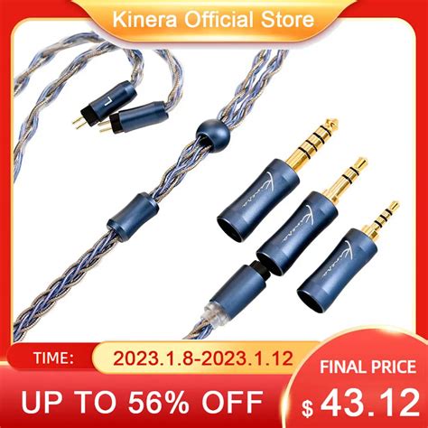 Kinera Ace Cable De Actualizaci N Modular Para Auriculares Enchufe