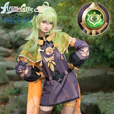 Collei Cosplay Costume Genshin Impact Collei Game Cosplay Dress Genshin