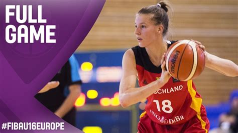 Czech Republic V Germany Full Game FIBA U16 Women S European