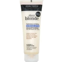 Shampooing Sheer Blonde platine à champagne John frieda Avis