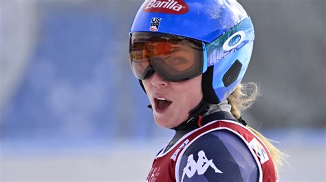 Mikaela Shiffrin breaks record for all-time wins with 83rd victory : NPR