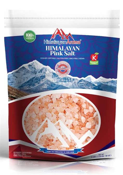 Amazon Gourmet Himalayan Pink Salt 5 Lbs Coarse Grain For