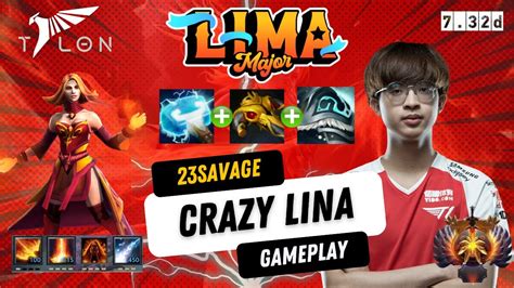 Savage Lina Crazy Gameplay The Lima Major Talon Vs Shopify