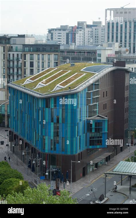 Cardiff Central library in Cardiff city centre, south wales Stock Photo ...