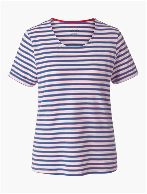 Myrunway Shop Tchibo Blue And Stripe Top And Shorty Pyjama Sets For Women