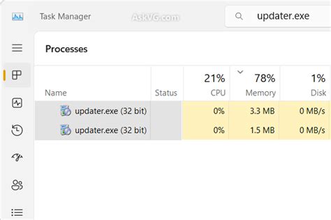 What Is Updaterexe Process Running In Task Manager In Windows 1011