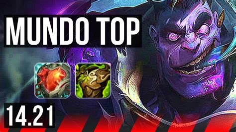 DR MUNDO Vs MORDEKAISER TOP 6 0 3 Dominating EUNE Master 14