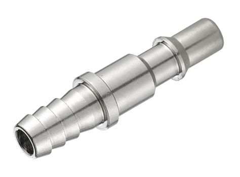 Iso C Profile Barb Connector Plug D Mm In Zinc Plated Steel D Senga