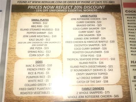 Negril Bk Reviews And Menu New York City