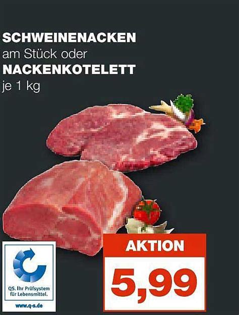 Schweinenacken Am St Ck Oder Nackenkotelett Angebot Bei Real