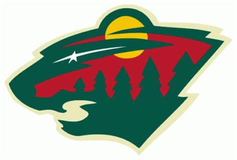 Minnesota Wild hockey logo from 2000-01 at Hockeydb.com