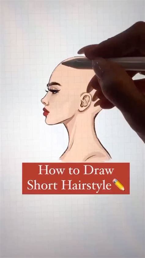 My Art Tutorials On Instagram How To Draw A Short Hairstyle Credit