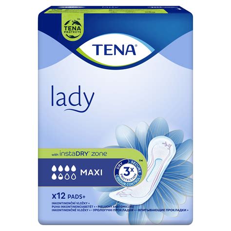 Tena Lady Podpaski Specjalistyczne Maxi Sztuk Nietrzymanie Moczu