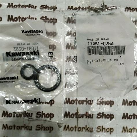 Jual Paking Busi Atau Gasket Plug Ninja 250 1set Original Kawasaki 7