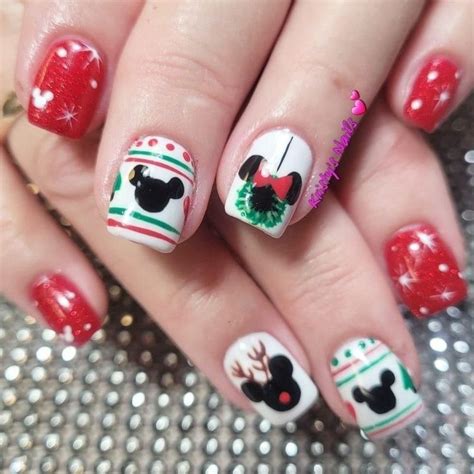 Disney Christmas Nails Inspiring Designs Ideas Disney Christmas