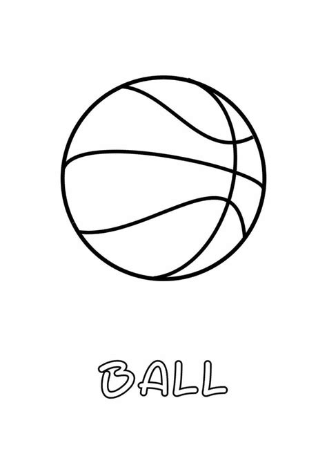 Printable Ball Coloring Pages