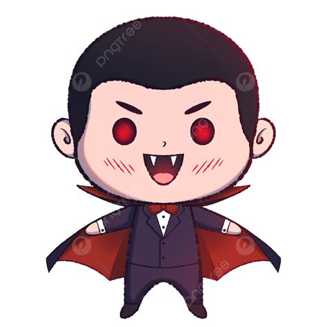 Cute Cartoon Chibi Dracula Halloween Stickers Halloween Clipart Cute