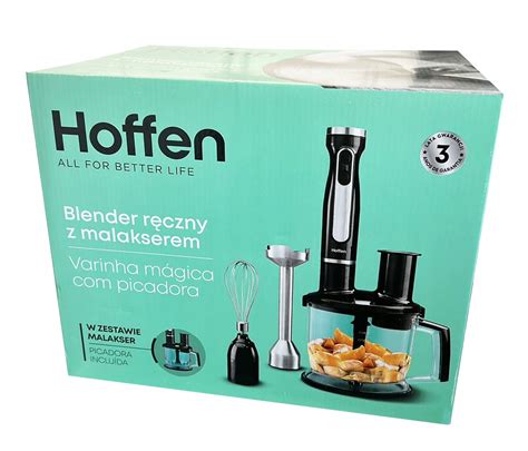 Blender ręczny z malakserem Hoffen HB 3390 1000 W czarny Sklep