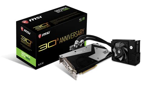 Msi Announces Its Gtx Th Anniversary Edition Limited Edition