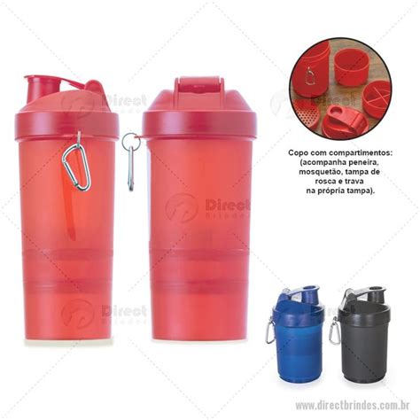 Procurando Brindes Personalizados Coqueteleira Fitness Esporte 400ml