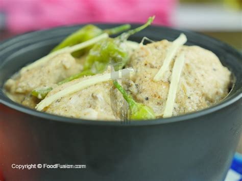 Chicken White Karahi Recipe Food Fusion