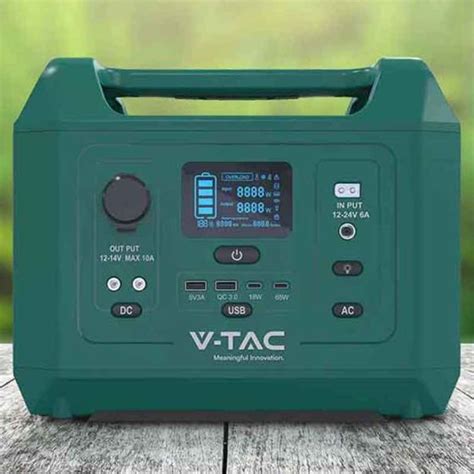 V Tac 600w Portable Power Station 11741 Trading Depot