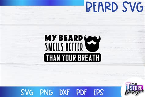 Beard SVG | Bearded Men SVG | Funny SVG Graphic by The T Store Design ...