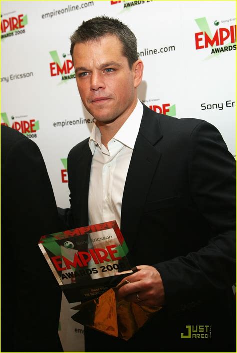 Matt Damon @ Empire Awards 2008: Photo 981401 | Matt Damon Pictures ...