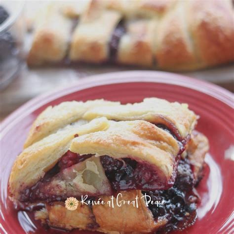 Fresh And Sweet Blackberry Strudel Renée At Great Peace