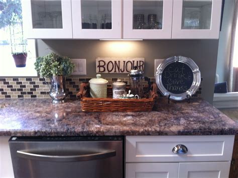 Incredible Kitchen Counter Decorating Ideas Pinterest References Decor