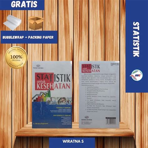 Jual BUKU STATISTIK UNTUK KESEHATAN Shopee Indonesia