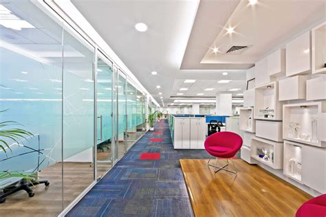 Dwp Interics Interior Project Dimension Data At Mumbai